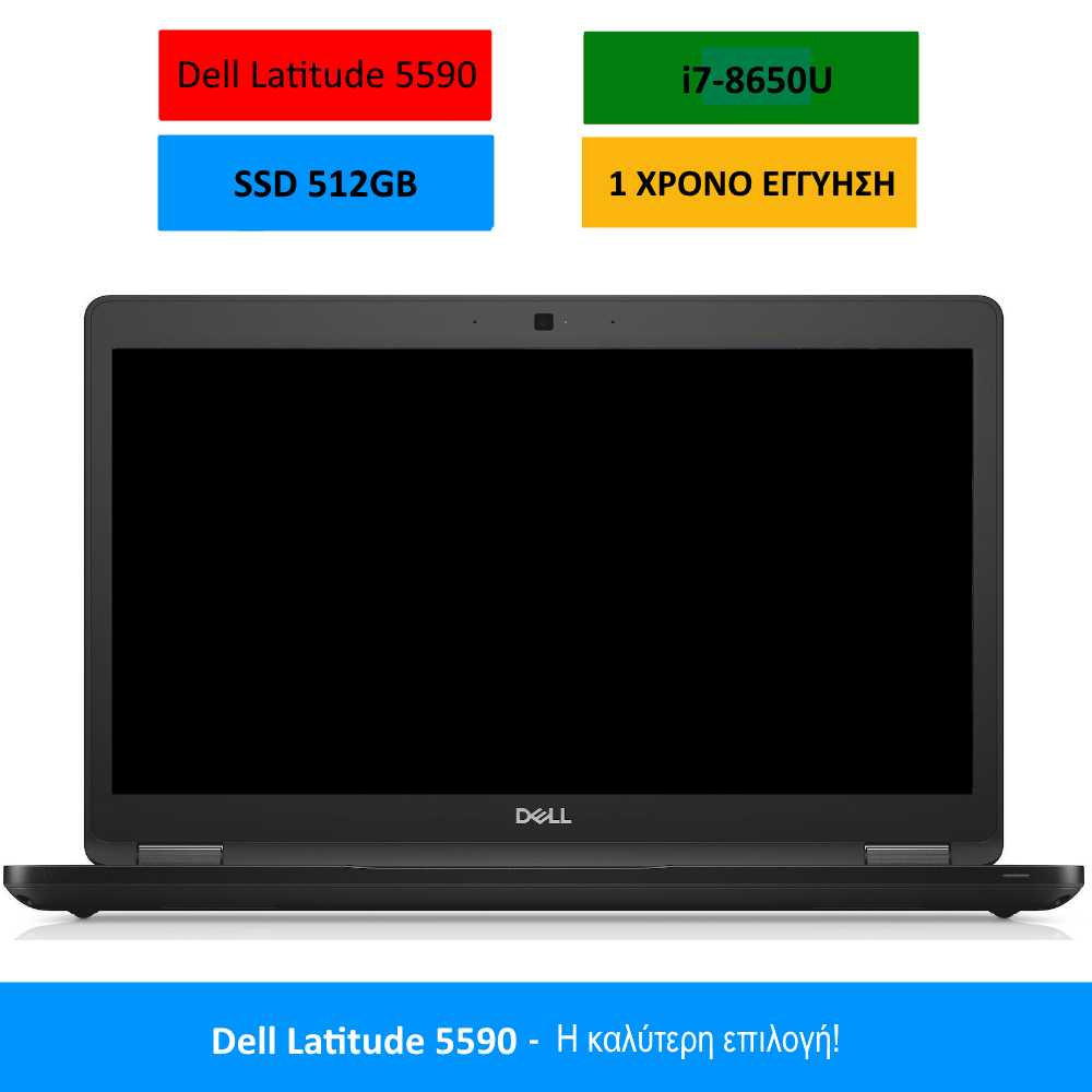 Laptop Dell Latitude 5590 (intel Core i7-8650U/16GB RAM/SSD 512GB